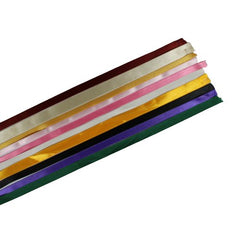 30 Metre 10 Colours - Assorted Ribbon Approx 6mm Wide - Pound A Metre