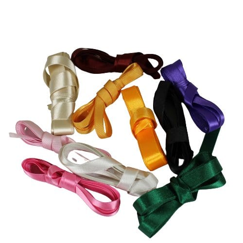 30 Metre 10 Colours - Assorted Ribbon Approx 6mm Wide – Pound A Metre