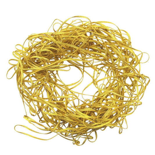30 Metre Long Dori String Bunting Satin Cord - GOLD - Pound A Metre