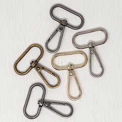 38/ 40mm Snap Hooks For Bags- 4 Colours- Pack of 2 - Pound A Metre