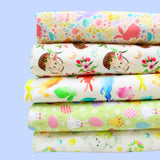 5 Metre 100% Easter Cotton Bundle - 5 Assorted Prints - Pound A Metre
