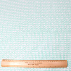 5 Metres Premium 100% Quality Cotton 36"- Ditsy- Pale Mint - Pound A Metre
