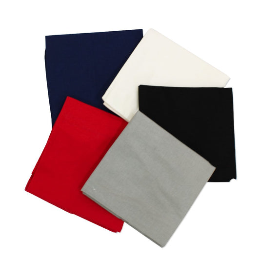 5 Piece Exclusive Fat Quarter 100% Cotton Palette - Essentials - Pound A Metre