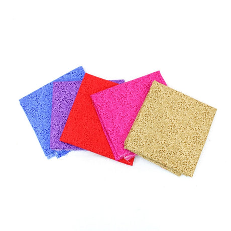 5 Piece Exclusive Fat Quarter 100% Floral Palette - Pound A Metre