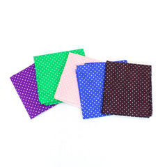 5 Piece Exclusive Fat Quarter 100% Polka Cotton Poplin - Pound A Metre