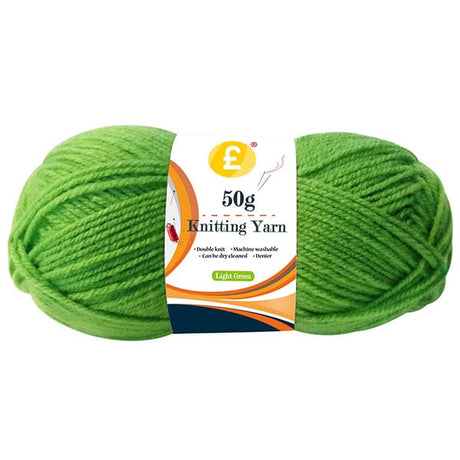 Pound A Metre 50g Double Knit Acrylic Yarn- Light Green