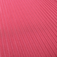 3 Metres Premium Quality Shadow Effect Ribbed Jersey 60" Wide Deep Red