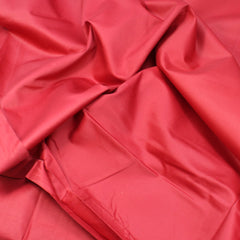 3 Metres Quality Plain Suiting Cotton Chintz - 55" Wide Red