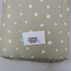 Premium Quality Printed 100% Cotton Twill 58” Light Brown