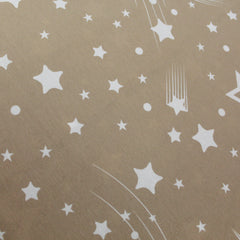 Premium Quality Super Wide Cotton Blend Sheeting "Shooting Star" 94" Wide Light Brown