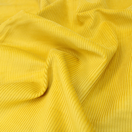 3 Metres Premium Quality 8 Wale Corduroy, 'Mustard Yellow’ 55" Wide