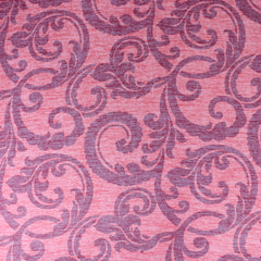 3 Metres Super Light-Weight Floral Burnout Jersey 55" Wide Rose Pink