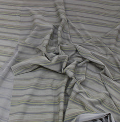 3 Metres Super Light-Weight Striped Mesh Jersey 55" Wide Khaki