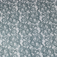 3 Metres Dressmaking Floral Cloque Jersey - 55" Wide Grey