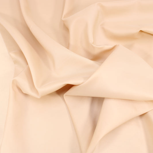 3 Metres Quality Medium Weight  Soft Taffeta Lining 55" Wide Apricot