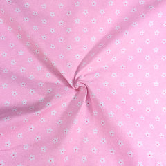 3 Metres Brushed Cotton Blend Fabric- Daisies