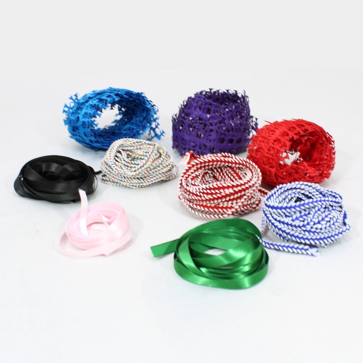 Assorted Lace & Ribbon Bundle- 50/100 Metres - Pound A Metre
