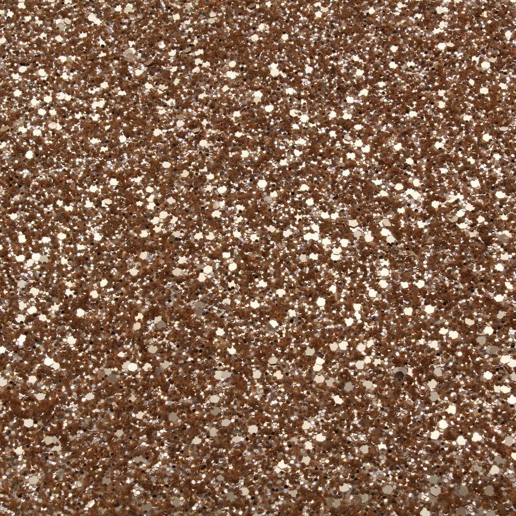 Cotton Backed Chunky Glitter Fabric- Gold - Pound A Metre