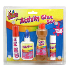 Creative Activity Glue Set- 4 Pack - Pound A Metre