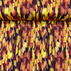 Digital Print 100% Cotton, Artist Collection, 'Strokes-Caramel', 44" Wide - Pound A Metre