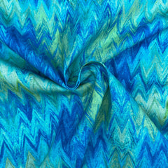 Digital Print 100% Cotton, Artist Collection, 'Wave-Ocean', 44" Wide - Pound A Metre