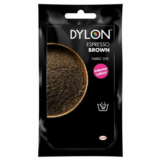 Dylon Hand Fabric Dye Sachet 50g- Espresso Brown - Pound A Metre