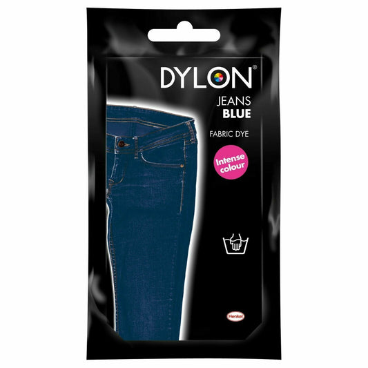 Dylon Hand Fabric Dye Sachet 50g - Jeans Blue - Pound A Metre