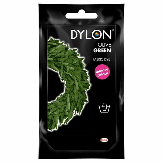 Dylon Hand Fabric Dye Sachet 50g - Olive Green - Pound A Metre