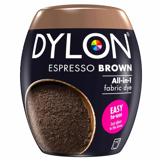 Dylon Machine Fabric Dye Pod 350g- Espresso Brown 11 - Pound A Metre