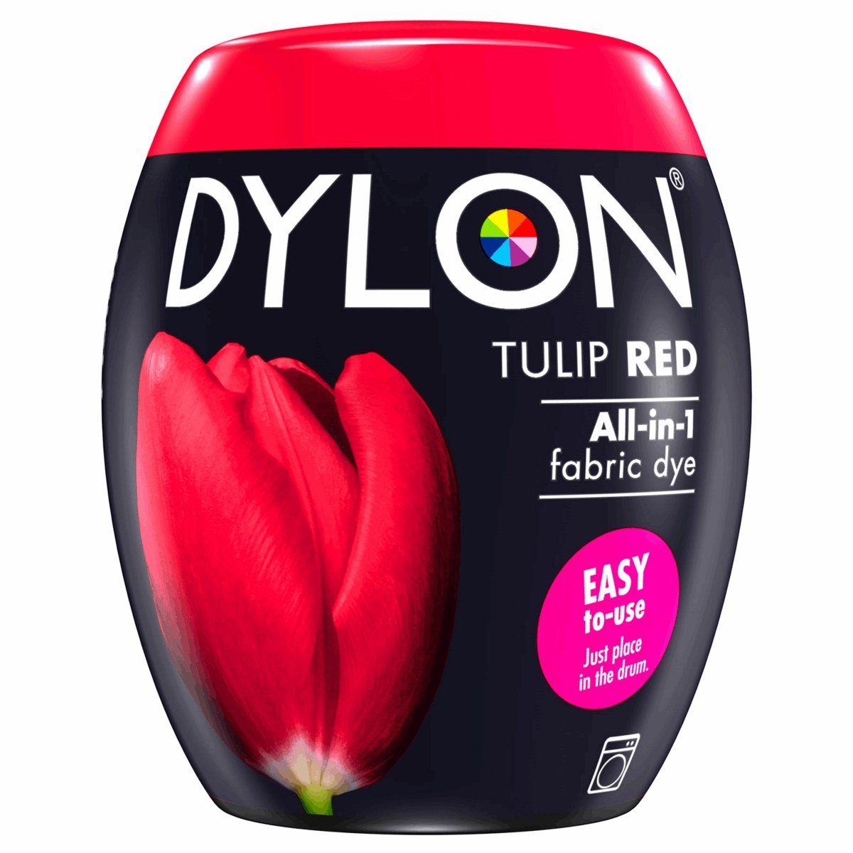 Dylon Machine Fabric Dye Pod 350g- Tulip Red 36 - Pound A Metre