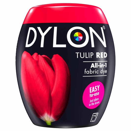 Dylon Machine Fabric Dye Pod 350g- Tulip Red 36 - Pound A Metre