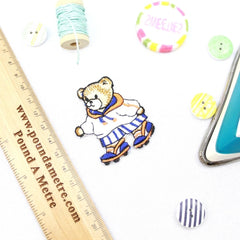 Fabric Motif - Iron Or Sew On Badges - Bear - Pound A Metre