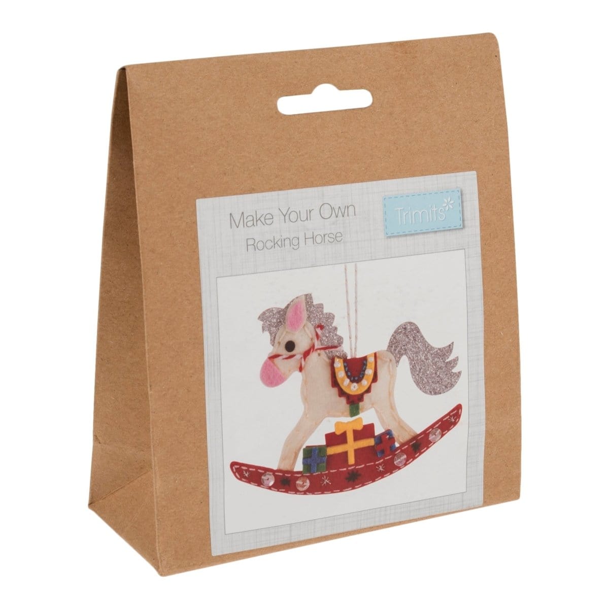 Pound A Metre Per Pack Felt Decoration Kit: Christmas: Rocking Horse