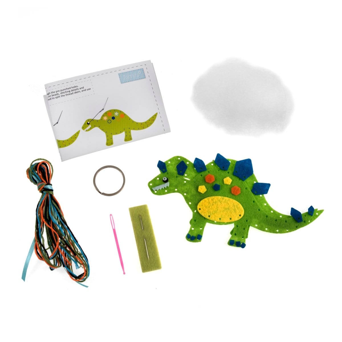 Pound A Metre Per Pack Felt Decoration Kit: Dinosaur