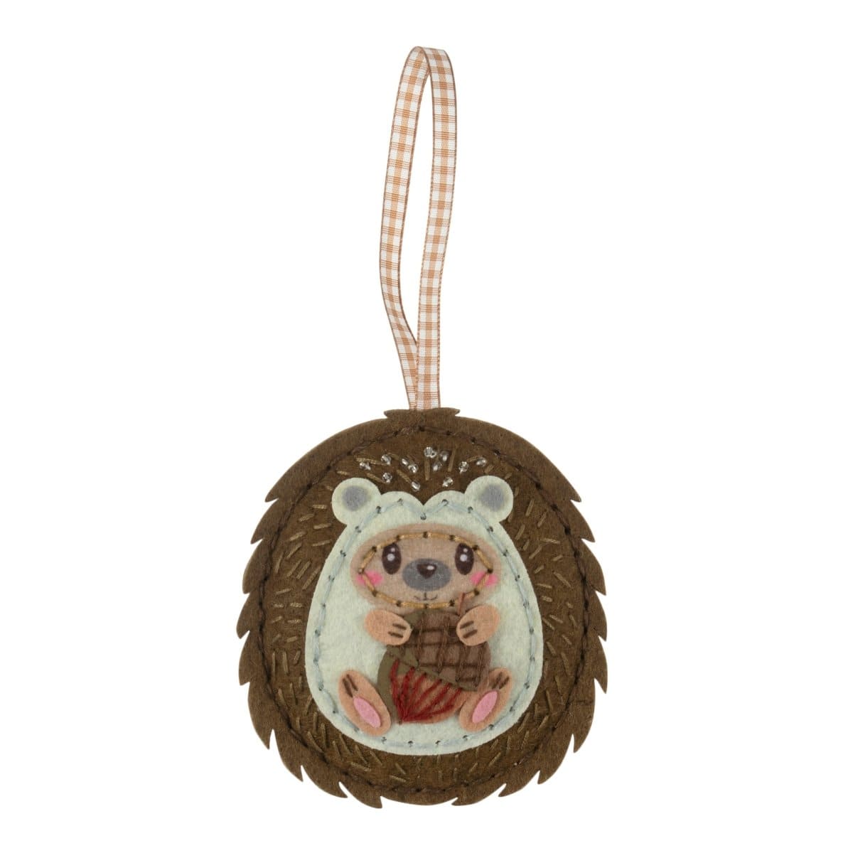Pound A Metre Per Pack Felt Decoration Kit: Hedgehog