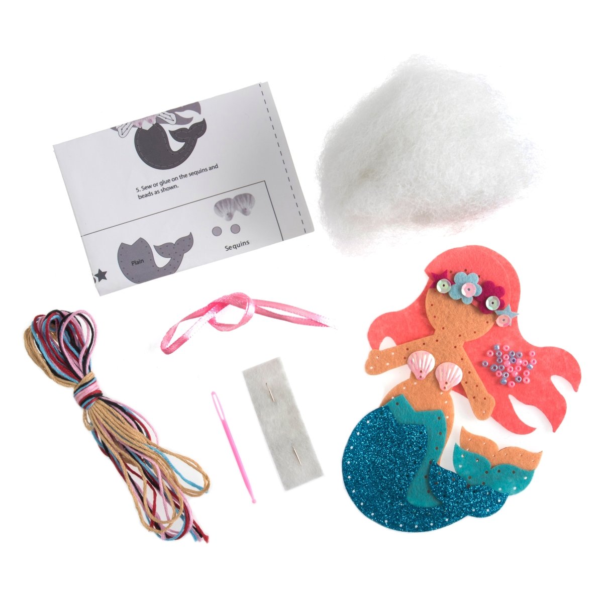 Felt Decoration Kit: Mermaid - Pound A Metre