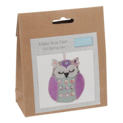 Felt Decoration Kit: Spring Owl - Pound A Metre