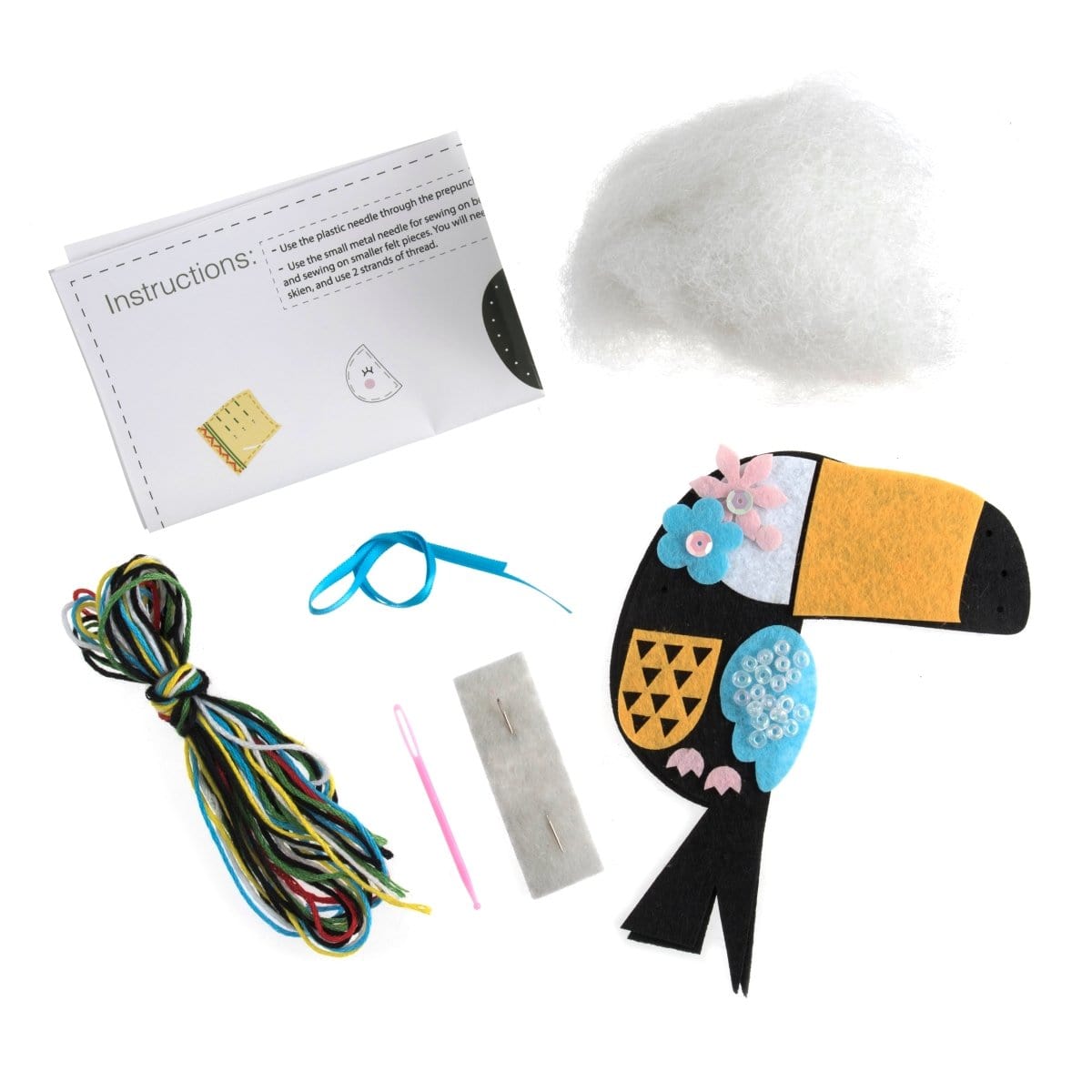 Pound A Metre Per Pack Felt Decoration Kit: Toucan