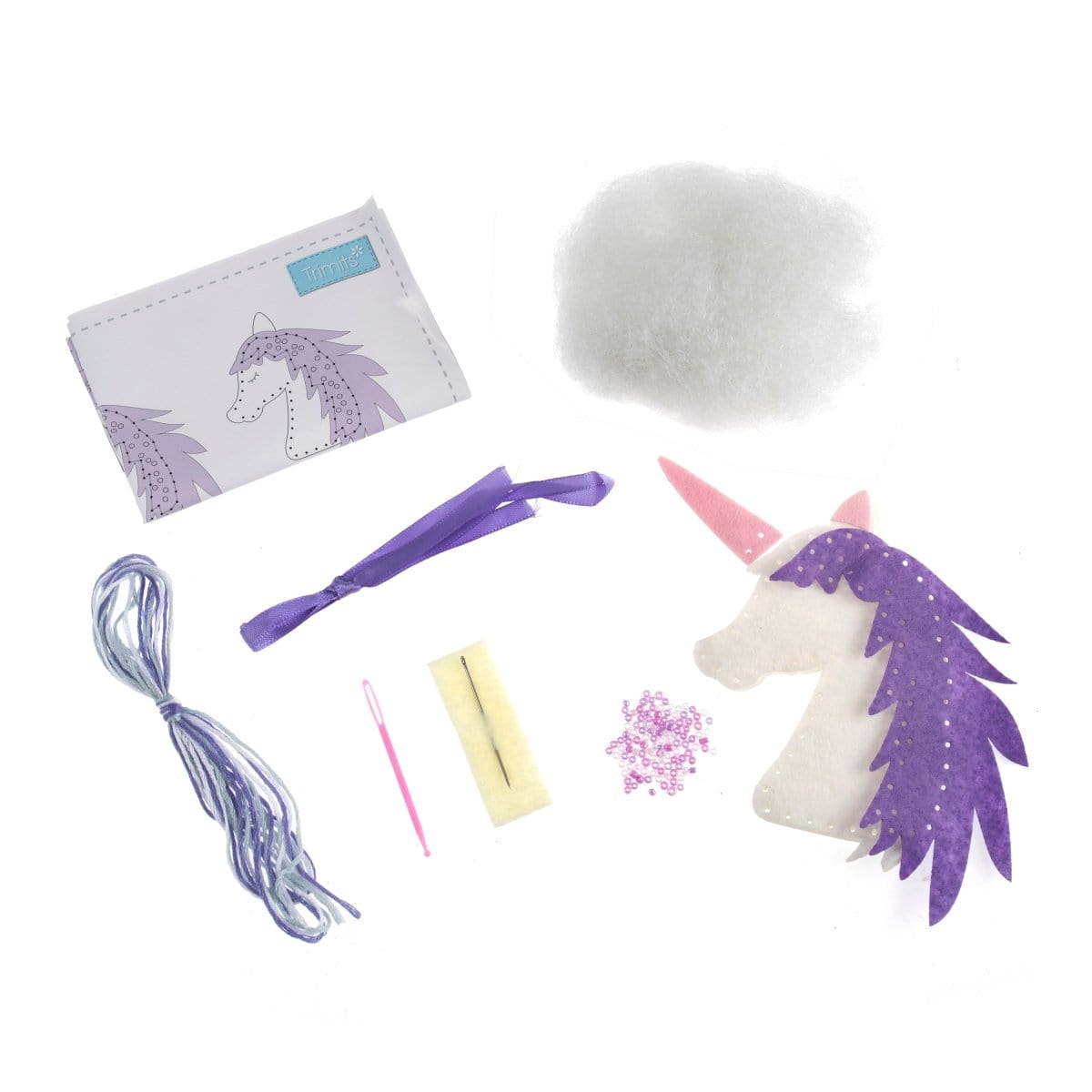 Pound A Metre Per Pack Felt Decoration Kit: Unicorn