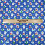 Pound A Metre Full Metre Festive Quilting Cotton 44" Wide Festive Globes