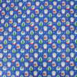Pound A Metre Full Metre Festive Quilting Cotton 44" Wide Festive Globes