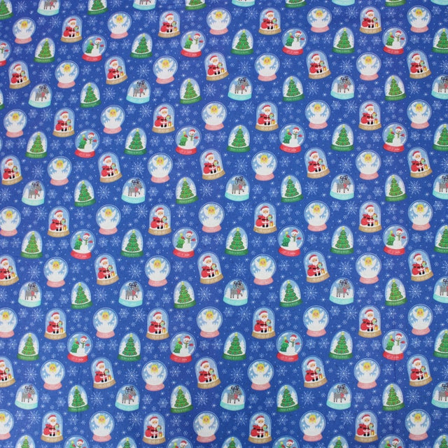 Pound A Metre Full Metre Festive Quilting Cotton 44" Wide Festive Globes