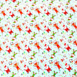 Pound A Metre Full Metre Festive Quilting Cotton 44" Wide Snow Angels- Light Blue
