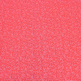 Pound A Metre Full Metre Festive Quilting Cotton 44" Wide Snowflake - Red