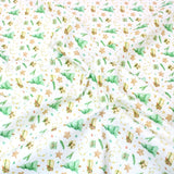 Pound A Metre Full Metre Festive Quilting Cotton 44" Wide Under The Tree- Ivory Gold