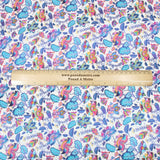 Pound A Metre Full Metre Festive Quilting Cotton 44" Wide Vibrant Flowers