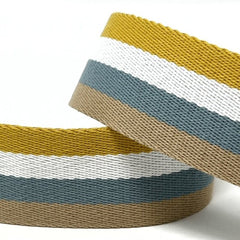 Funky Cotton Tape Webbing: For Bag Straps- 38mm / 40mm - Pound A Metre