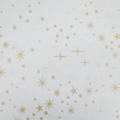 Gold Foil Premium 100% Quilting Cotton "A Christmas Star" - 3 Colours - Pound A Metre