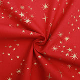 Pound A Metre Gold Foil Premium 100% Quilting Cotton "A Christmas Star" - 3 Colours
