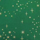 Pound A Metre Gold Foil Premium 100% Quilting Cotton "A Christmas Star" - 3 Colours